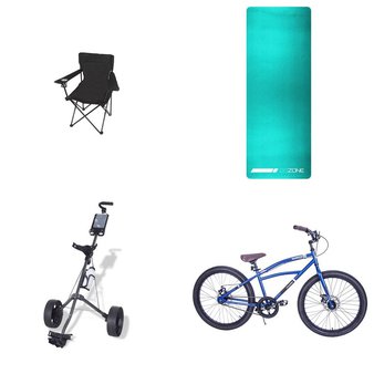 Pallet – 18 Pcs – Camping & Hiking, Cycling & Bicycles – Customer Returns – Ozark Trail, GoZone, Eagle Series, Hyper Bicycles