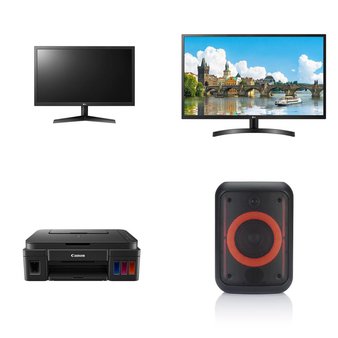 Pallet – 34 Pcs – Computer Monitors – Customer Returns – LG, Canon, HP