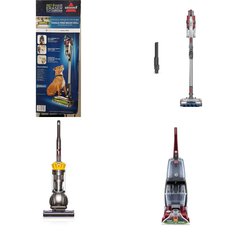 Pallet - 15 Pcs - Vacuums - Damaged / Missing Parts / Tested NOT WORKING - Shark, Bissell, Hoover, Dyson