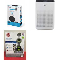Pallet - 17 Pcs - Vacuums, Humidifiers / De-Humidifiers - Customer Returns - Hoover, Winix, iHOME