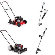Pallet - 17 Pcs - Mowers, Trimmers & Edgers, Leaf Blowers & Vaccums, Grills & Outdoor Cooking - Customer Returns - Hart, Hyper Tough, Black Max, Kingsford