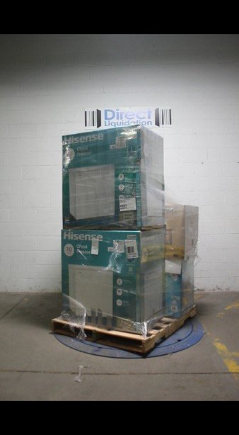 3 Pallets – 22 Pcs – Bar Refrigerators & Water Coolers, Freezers – Untested Customer Returns – Walmart
