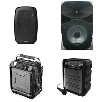 19 Pcs – Headphones & Portable Speakers – Refurbished (GRADE C) – Ion, JBL, Monster, Blackweb