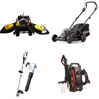 Pallet – 12 Pcs – Mowers, Trimmers & Edgers, Unsorted, Pressure Washers – Customer Returns – Hyper Tough, Stanley, Ozark Trail, Hart