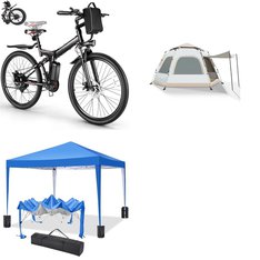 Pallet - 8 Pcs - Unsorted, Cycling & Bicycles, Camping & Hiking, Patio - Customer Returns - Gocio, TOPVISION, SANOPY, YORIN