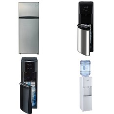 Pallet - 7 Pcs - Bar Refrigerators & Water Coolers, Freezers, Humidifiers / De-Humidifiers, Refrigerators - Customer Returns - Primo Water, HISENSE, Primo, HoMedics