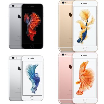 54 Pcs – Refurbished Apple iPhone 6S (GRADE A – Unlocked) – Models: MKRD2LL/A, MKRC2LL/A, MKW72LL/A, MKWE2LL/A – Smartphones
