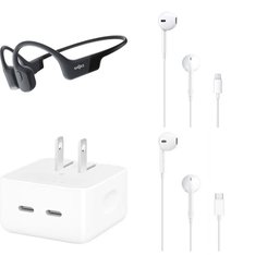 Case Pack – 40 Pcs – In Ear Headphones, Power Adapters & Chargers – Customer Returns – Apple, Shokz