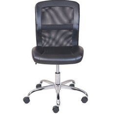 32 Pcs - Mainstays MS55-018-039-23 Vinyl and Mesh Task Office Chair, Black - Brand New
