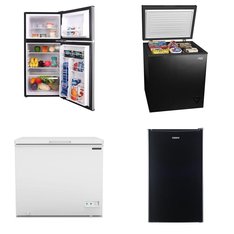 Pallet - 5 Pcs - Refrigerators, Bar Refrigerators & Water Coolers, Freezers - Customer Returns - Frigidaire, Galanz, Great Value, Arctic King