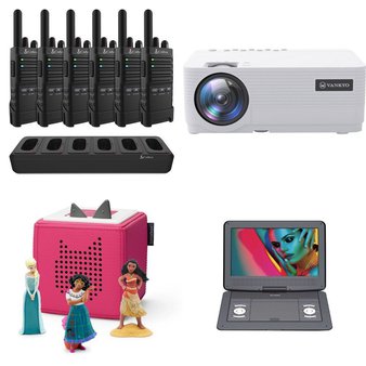 Pallet – 83 Pcs – DVD & Blu-ray Players, Accessories, Powered, Portable Speakers – Customer Returns – Onn, Govee, tonies, Singing Machine