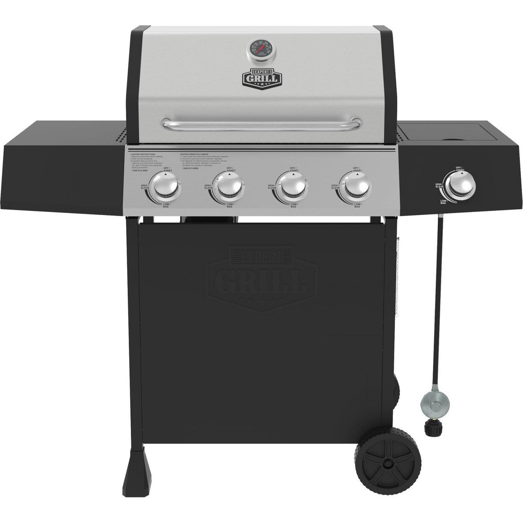 Pallet Expert Grill 7200789GA 4 Burner+Side Burner Gas Grill with
