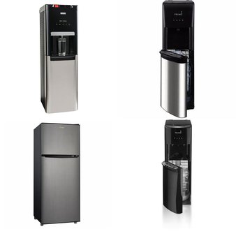 Pallet – 9 Pcs – Bar Refrigerators & Water Coolers, Microwaves – Customer Returns – Primo, Hamilton Beach, WHIRLPOOL, Kalorik