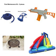 CLEARANCE! 2 Pallets - 38 Pcs - Pools & Water Fun, Outdoor Play, Accessories, Grills & Outdoor Cooking - Customer Returns - Mainstays, Better Homes and Gardens, Expert Grill, SplatRball