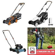 Pallet - 7 Pcs - Mowers, Vehicles, Camping & Hiking, Exercise & Fitness - Customer Returns - Hikiddo, LiTHELi, Vecukty, POOBOO