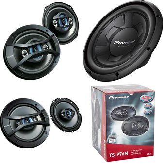CLEARANCE! 27 Pcs – Car Speakers & Subwoofers – Refurbished (GRADE C) – Sony, Pioneer, XS-R1645, Scosche
