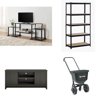 CLEARANCE! Pallet – 31 Pcs – Storage & Organization, TV Stands, Wall Mounts & Entertainment Centers, Other – Overstock – EDSAL, Mainstay’s