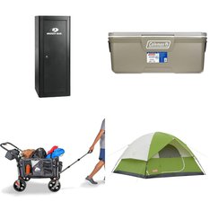 Pallet - 7 Pcs - Camping & Hiking, Safes - Customer Returns - Coleman, Ozark Trail, Mossy Oak