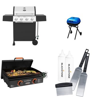 Pallet – 9 Pcs – Grills & Outdoor Cooking, Accessories – Customer Returns – Expert Grill, Americana, Blackstone, North Atlantic Imports