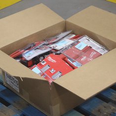 1 Parcel Box - 86 Pcs - Milwaukee Tools - Untested Customer Returns - Major Retailer
