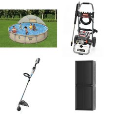 Pallet - 8 Pcs - Pools & Water Fun, Pressure Washers, Trimmers & Edgers, Storage & Organization - Customer Returns - Hyper Tough, Coleman, Hart