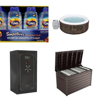 Pallet – 8 Pcs – Home Health Care, Patio, Hardware, Hot Tubs & Saunas – Customer Returns – Tums, Keter, Little Giant Ladder, SaluSpa