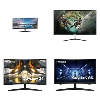 Pallet – 23 Pcs – Monitors – Damaged / Missing Parts / Tested NOT WORKING – Samsung, MSI, LG, ACER