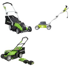 CLEARANCE! Pallet - 5 Pcs - Mowers - Overstock - GreenWorks