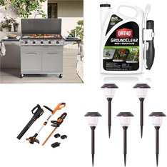 CLEARANCE! Pallet - 9 Pcs - Trimmers & Edgers, Patio & Outdoor Lighting / Decor, Grills & Outdoor Cooking, Accessories - Customer Returns - Worx, Mm, Ortho