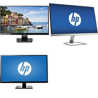 71 Pcs – Computer Monitors – Customer Returns – HP
