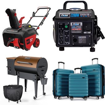 Pallet – 11 Pcs – Luggage, Grills & Outdoor Cooking, Snow Removal, Generators – Customer Returns – Zimtown, Sunbee, KingChii, PowerSmart