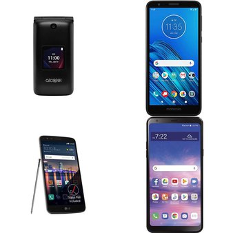 CLEARANCE! 24 Pcs – Cellular Phones – Refurbished (GRADE A, GRADE B – Not Activated) – Motorola, ALCATEL, Sprint, LG