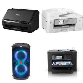 Pallet – 46 Pcs – Other, Power Adapters & Chargers, All-In-One, Networking – Customer Returns – Onn, onn., EPSON, Canon