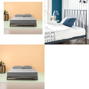 6 Pallets – 102 Pcs – New Bedroom – New and New Damaged Box – Walmart