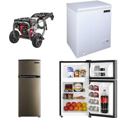 Pallet - 5 Pcs - Refrigerators, Bar Refrigerators & Water Coolers, Pressure Washers, Freezers - Customer Returns - Thomson, HISENSE, Black Max