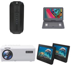 Pallet - 106 Pcs - DVD & Blu-ray Players, Powered, Accessories, Portable Speakers - Customer Returns - Onn, Singing Machine, tonies, Govee