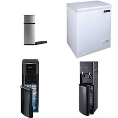 Pallet - 5 Pcs - Bar Refrigerators & Water Coolers, Refrigerators, Freezers - Customer Returns - Primo Water, ELEMENT, Thomson, Primo