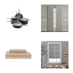 6 Pallets - 895 Pcs - Curtains & Window Coverings, Rugs & Mats, Decor, Kitchen & Dining - Like New or New Customer Returns - JC Penney