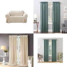 Pallet - 253 Pcs - Curtains & Window Coverings, Underwear, Intimates, Sleepwear & Socks, Bath, Other - Mixed Conditions - Sun Zero, French Toast, Eclipse, Unmanifested Bedding