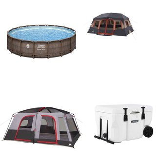 Pallet – 13 Pcs – Camping & Hiking, Pools & Water Fun, Patio – Customer Returns – Ozark Trail, Coleman, Lifetime