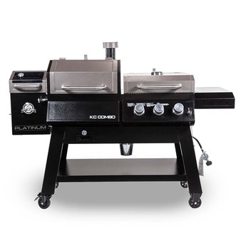 Pallet – Pit Boss 10879 Platinum KC Combo Wifi and Bluetooth Wood Pellet and Gas Grill – Customer Returns – Pit Boss