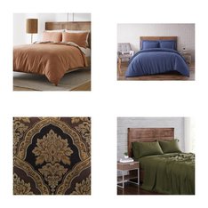 CLEARANCE! 6 Pallets - 1178 Pcs - Curtains & Window Coverings, Rugs & Mats, Sheets, Pillowcases & Bed Skirts, Bedding Sets - Mixed Conditions - Unmanifested Home, Window, and Rugs, Fieldcrest, Asstd National Brand, Eclipse