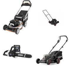 Pallet - 13 Pcs - Trimmers & Edgers, Mowers, Hedge Clippers & Chainsaws - Customer Returns - Hyper Tough, Hart, Worx