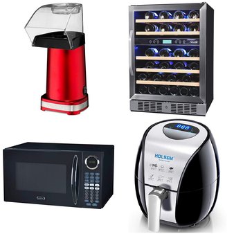16 Pcs – Small Appliances – Used, New Damaged Box, New – Retail Ready – Cuisinart, Sunbeam, NewAir, HOLSEM