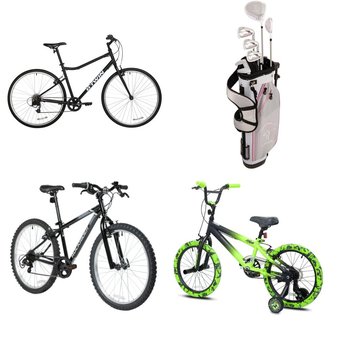 Pallet – 12 Pcs – Cycling & Bicycles, Golf, Game Room – Overstock – LPGA, BCA, Decathlon