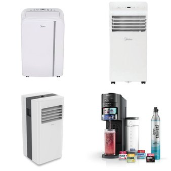 Pallet – 15 Pcs – Air Conditioners – Open Box Customer Returns – Midea, Bissell, Ninja, Hoover