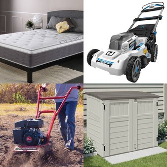 Pallet – 17 Pcs – Storage & Organization, Mowers, Hand Tools, Mattresses – Overstock – Hyper Tough, BestOffice, GreenWorks