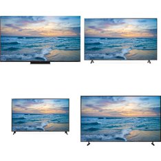 6 Pallets - 84 Pcs - LED/LCD TVs - Refurbished (GRADE A, GRADE B) - Onn, VIZIO, TCL, Samsung