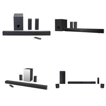 Pallet – 25 Pcs – Speakers – Damaged / Missing Parts / Tested NOT WORKING – Onn, VIZIO, Samsung, LG