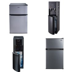 Pallet - 10 Pcs - Bar Refrigerators & Water Coolers, Refrigerators, Fireplaces - Customer Returns - Galanz, Primo, Arctic King, Primo Water